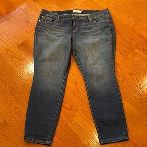 Torrid Denim Skinny Jeans Size 22 | Plus Size Stretch Blue Jeans